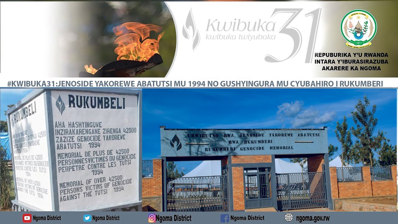 #kwibuka31 JENOSIDE YAKOREWE ABATUTSI NO GUSHYINGURA MU CYUBAHIRO IMIBIRI YABONETSE NGOMA /RUKUMBERI