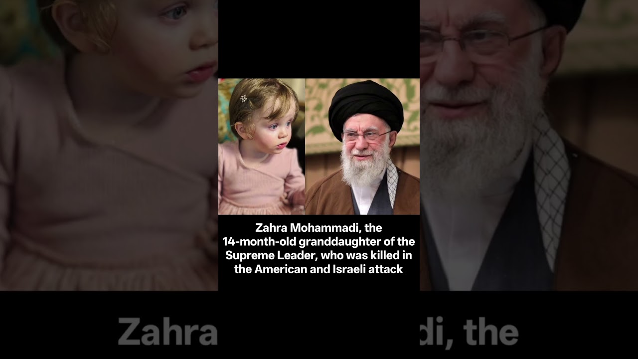 Khamenei Grand Daughter Is No More #khamenei #iran #israel #attack