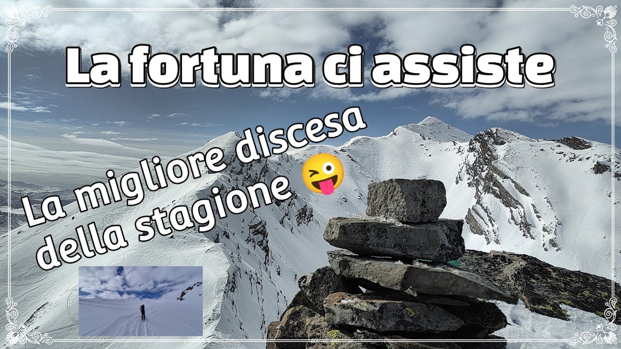 Piè de Jun 2717 mt da Grange di Argentera Valle Stura Cuneo 8  marzo 2026 