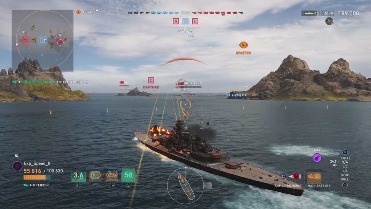 World of Warships: Legends | Presßen's Nearly 400k Damage Carry