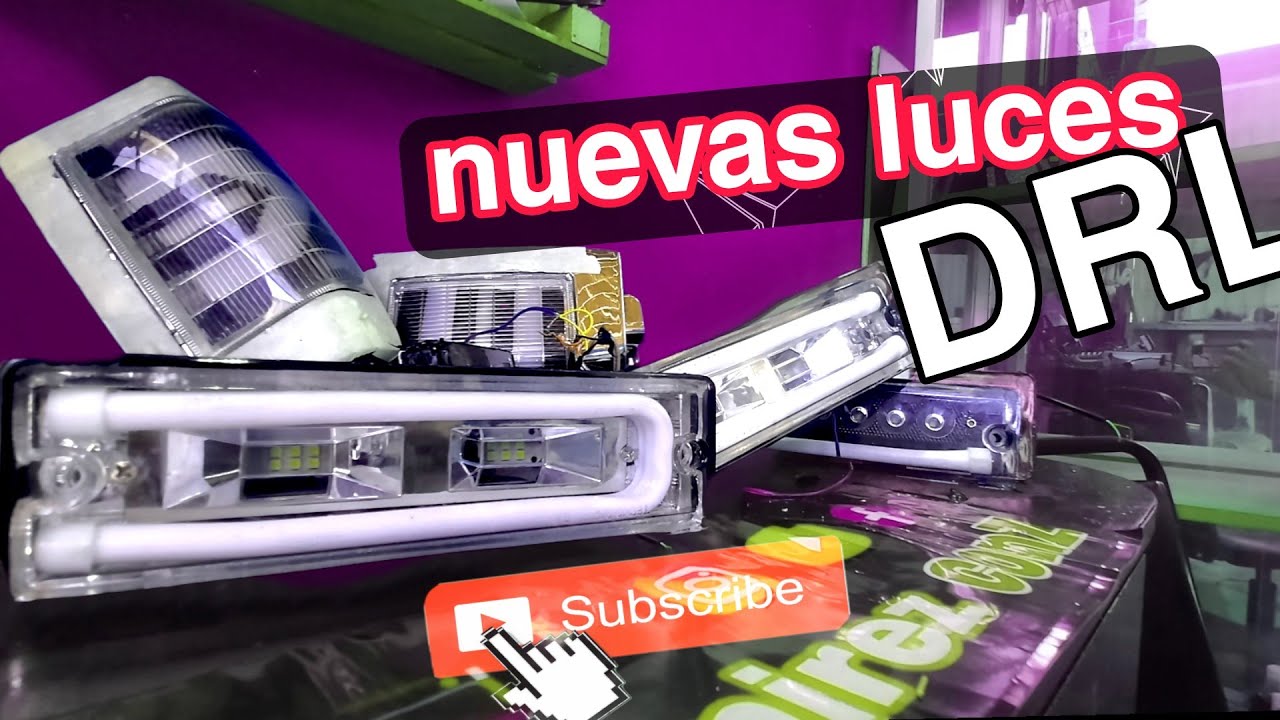 nuevas LUCES DRL cromo | NISSAN D21 | como FABRICAR luces DRL | Josue ramirez conZ