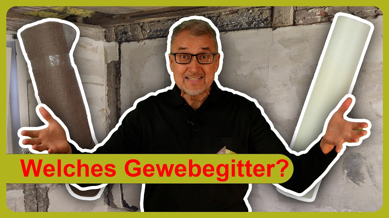 Risse im Putz? So wählst du das richtige Gewebe: Glasfaser oder Jute?