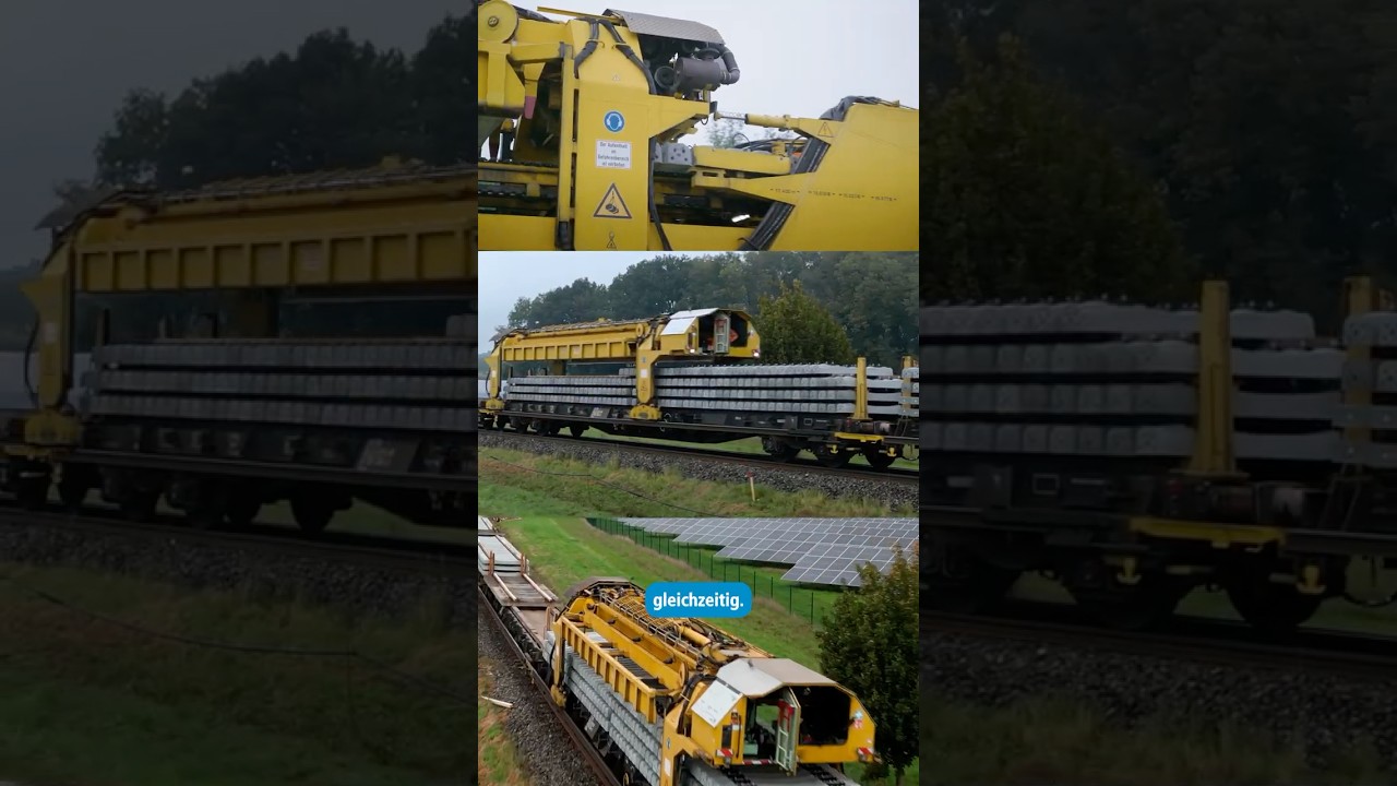 SWU Gleisumbauzug #bahn #trainspotter #baustelle #gleis #stadtwerke #ulm #neuulm&szlig; #train #zug