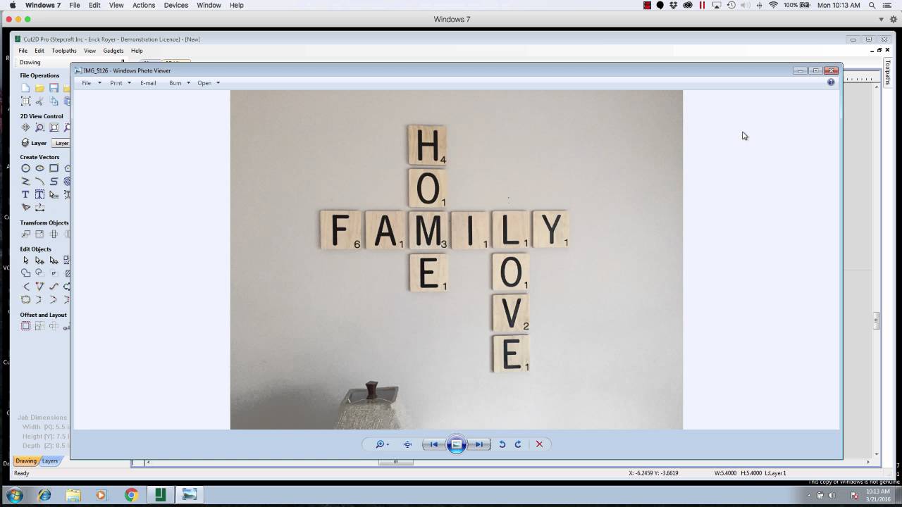 DIY Scrabble Tiles - How to make Scrabble Wall Tiles on a CNC router.