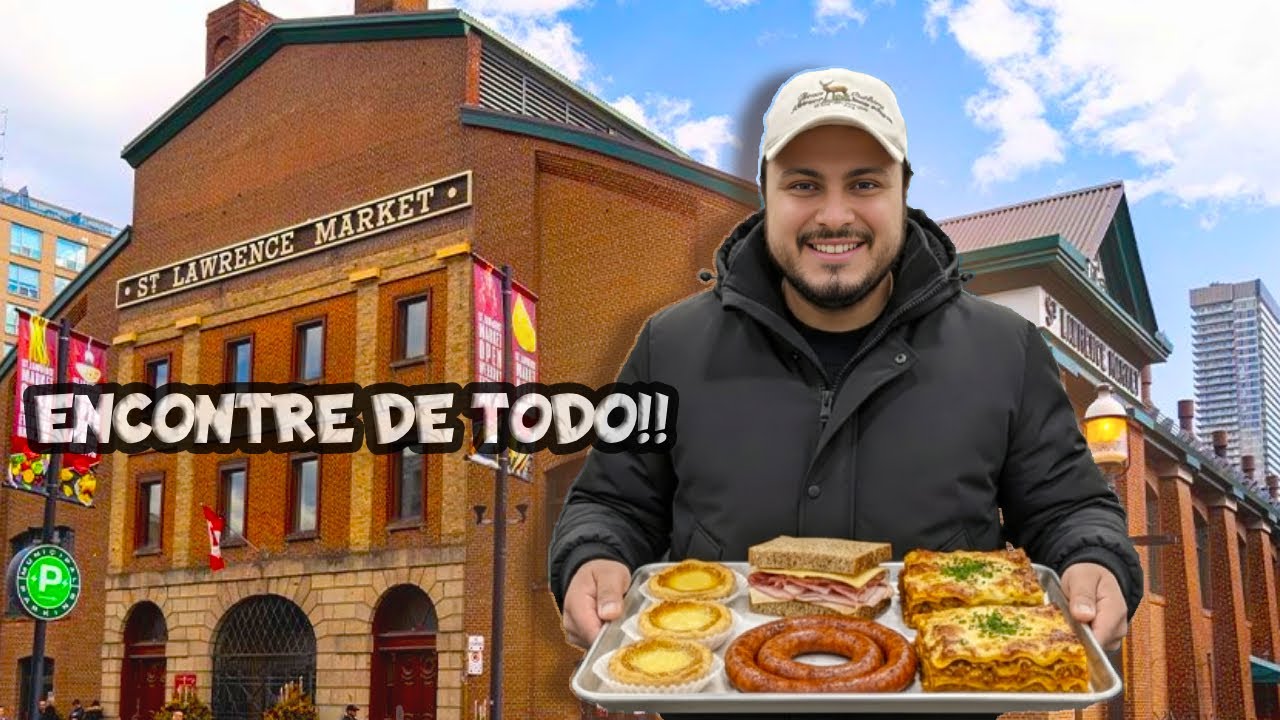 Delicias del mercado mas famoso de todo Toronto 🍁🥐🍝