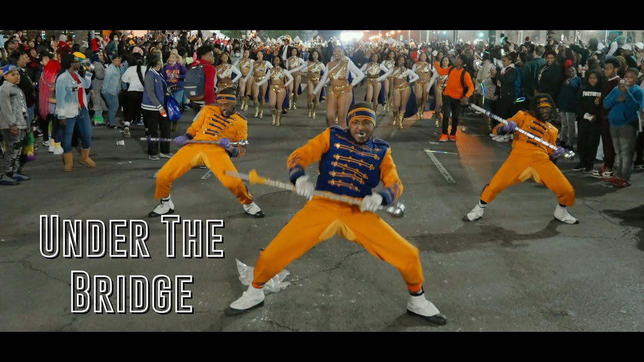 Under The Bridge (Drum Major View) | Alcorn State Marching Band & Golden Girls | Endymion 22