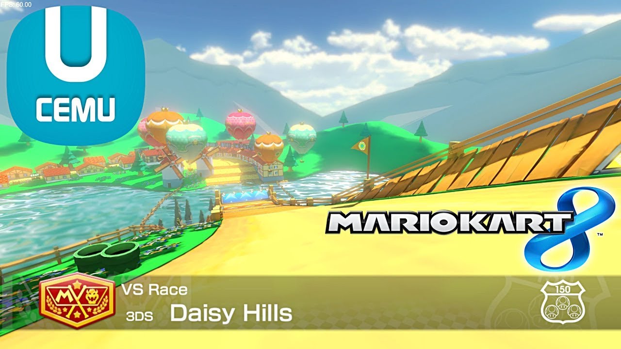 3DS Daisy Hills mod in Mario Kart 8 CEMU MK8 custom mods PC