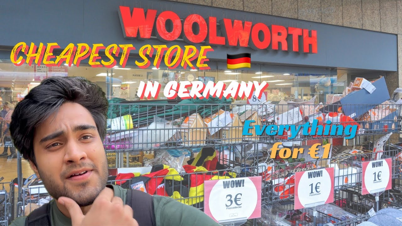 CHEAPEST STORE IN GERMANY 🇩🇪 For Daily Essentials | Everything for €1 😍 | Woolworth Shopping 🛍️ 