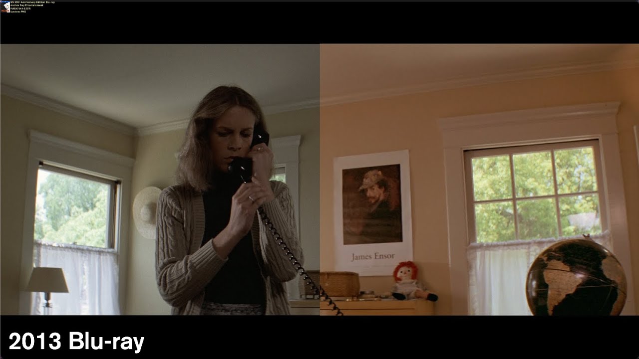 Halloween (1978) - 4k/Blu-ray Comparison