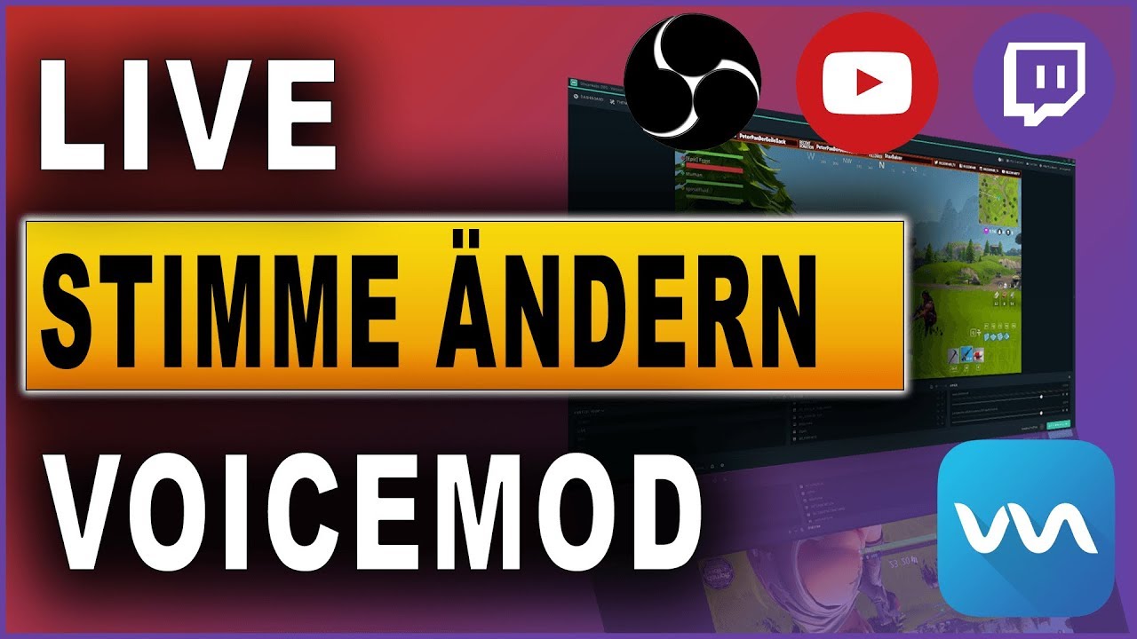 Live im Stream die Stimme verändern | Voicemod Tutorial