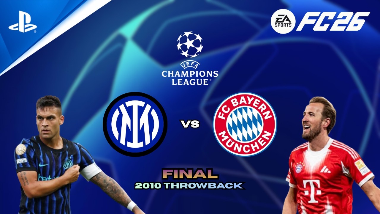 FC 26 - Inter Milan vs Bayern | Champions League Final | Throwback Matchup | PS5™ Gameplay [4K60]