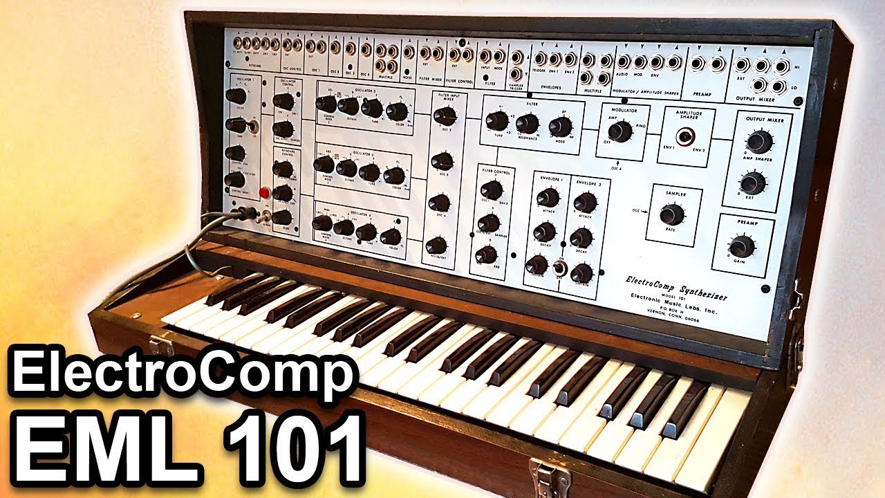 ElectroComp EML 101 - Sounds & patches - Analog synth demo