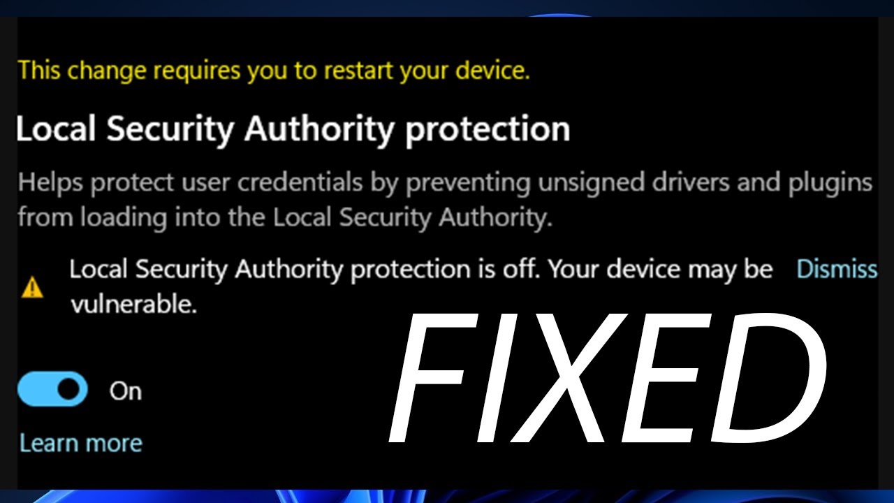 Как исправить проблему с отключенной локальной службой безопасности в Windows 11 [Простые решения]