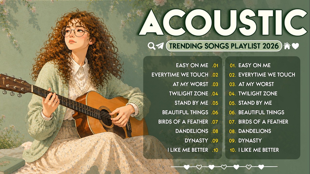Sweet Acoustic Chill 2026 🍃 Best English Love Songs 🎧 Peaceful Pop Playlist