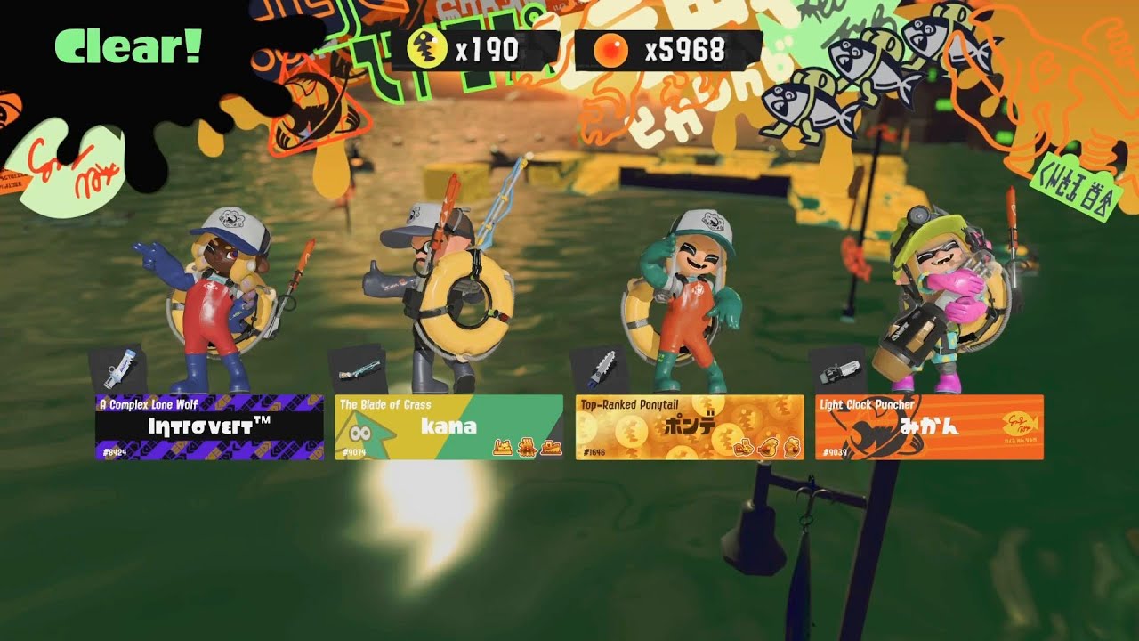 Splatoon 3 - Salmon Run Freelance #205 (Jammin Salmon Junction) [999]