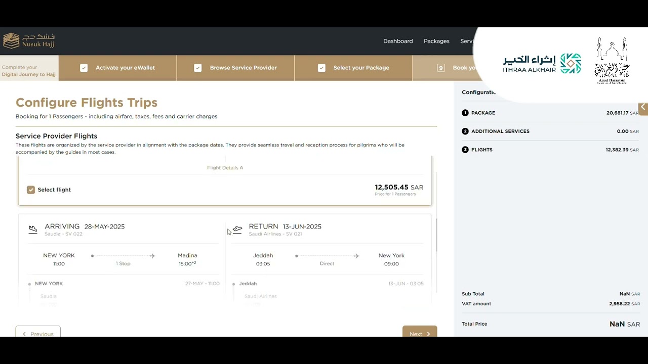 Nusuk Custom package Hajj 2025 | Nusuk Education