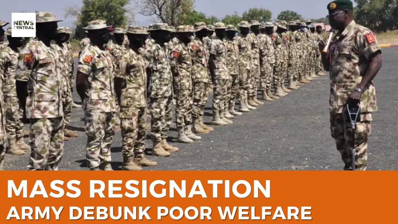 Nigerian Army Responds to Mass Resignation Claims: Welfare Not the Issue