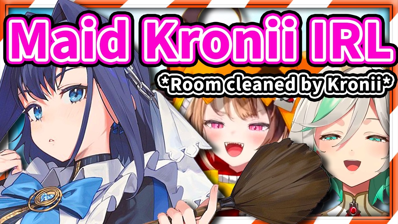 Kronii Being an Actual Maid IRL to Gigi and CC 【Ouro Kronii / HololiveEN】