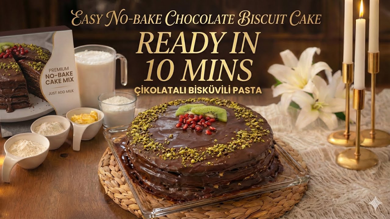 MOSAİC CAKE! EN KOLAY MOZAİK PASTA TARİFİ! TAM ÖLÇÜLÜ 10 DAKİKADA HAZIR!