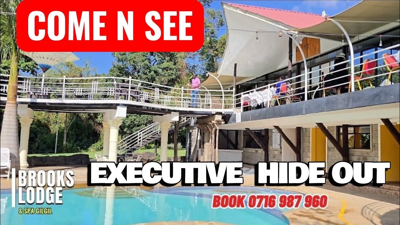 DISCOVER THE HIDDEN BROOK AN EXECUTIVE GETAWAY  ALONG NAKURU HIGHWAY