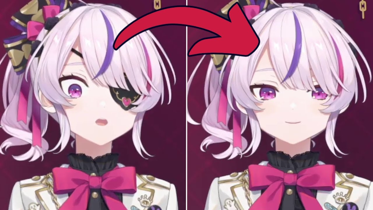 Maria Marionette reveals her hidden eye