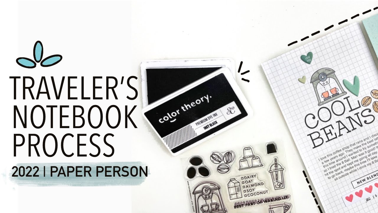 Traveler's Notebook Process 2022 | Paper Person Shop Be Mine Kit