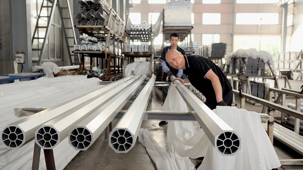 Aluminum profile mass production process / China's top aluminum profile manufacturing plant