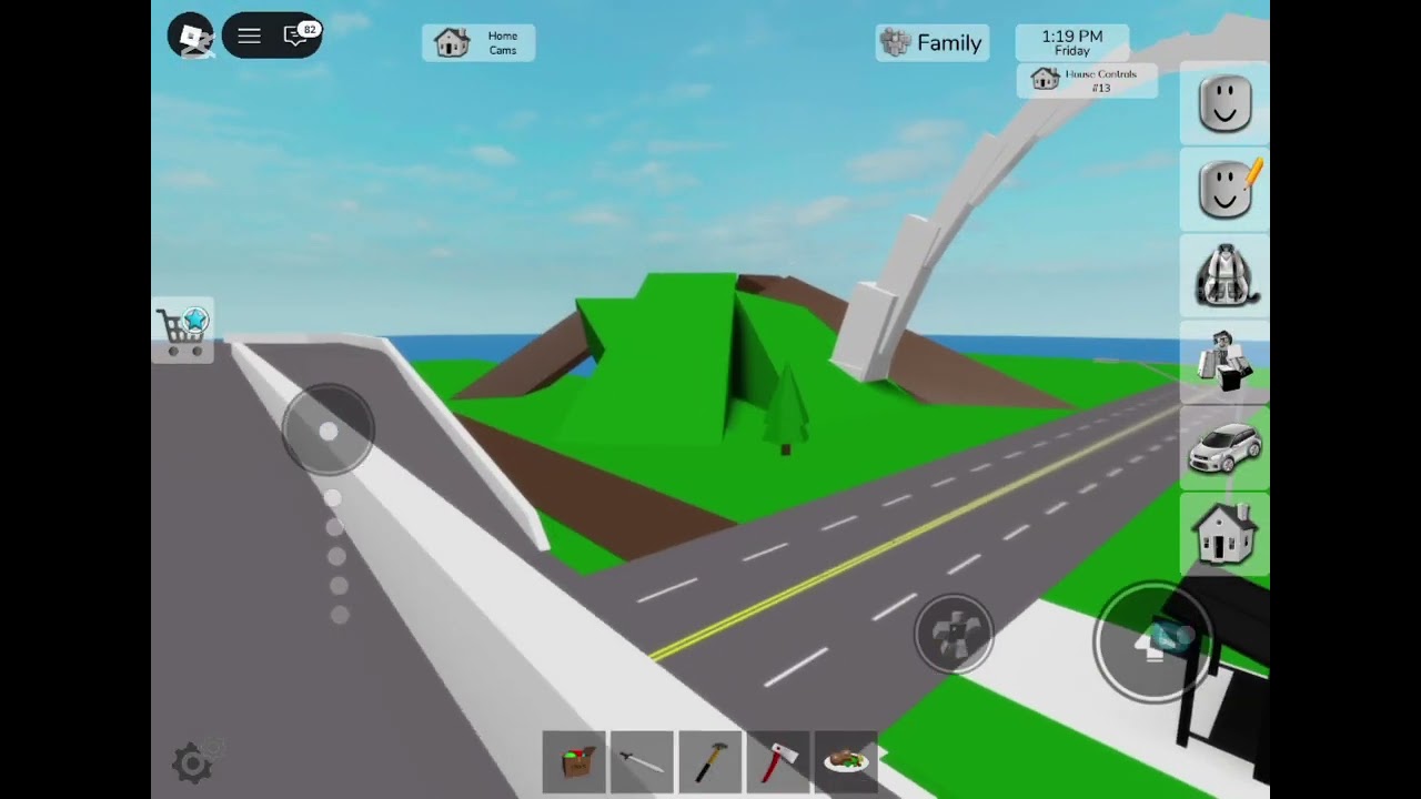 როგორ გამოიყურება Minecraft-ი Roblox-ში ქალაქ Brookhaven-ში.