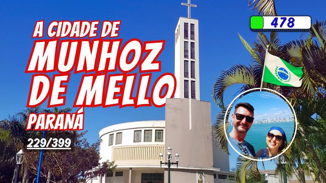 478 🌎 MUNHOZ DE MELLO PR | 229/399 Como é a cidade de Munhoz de Mello no Paraná? Conhecendo o Paraná
