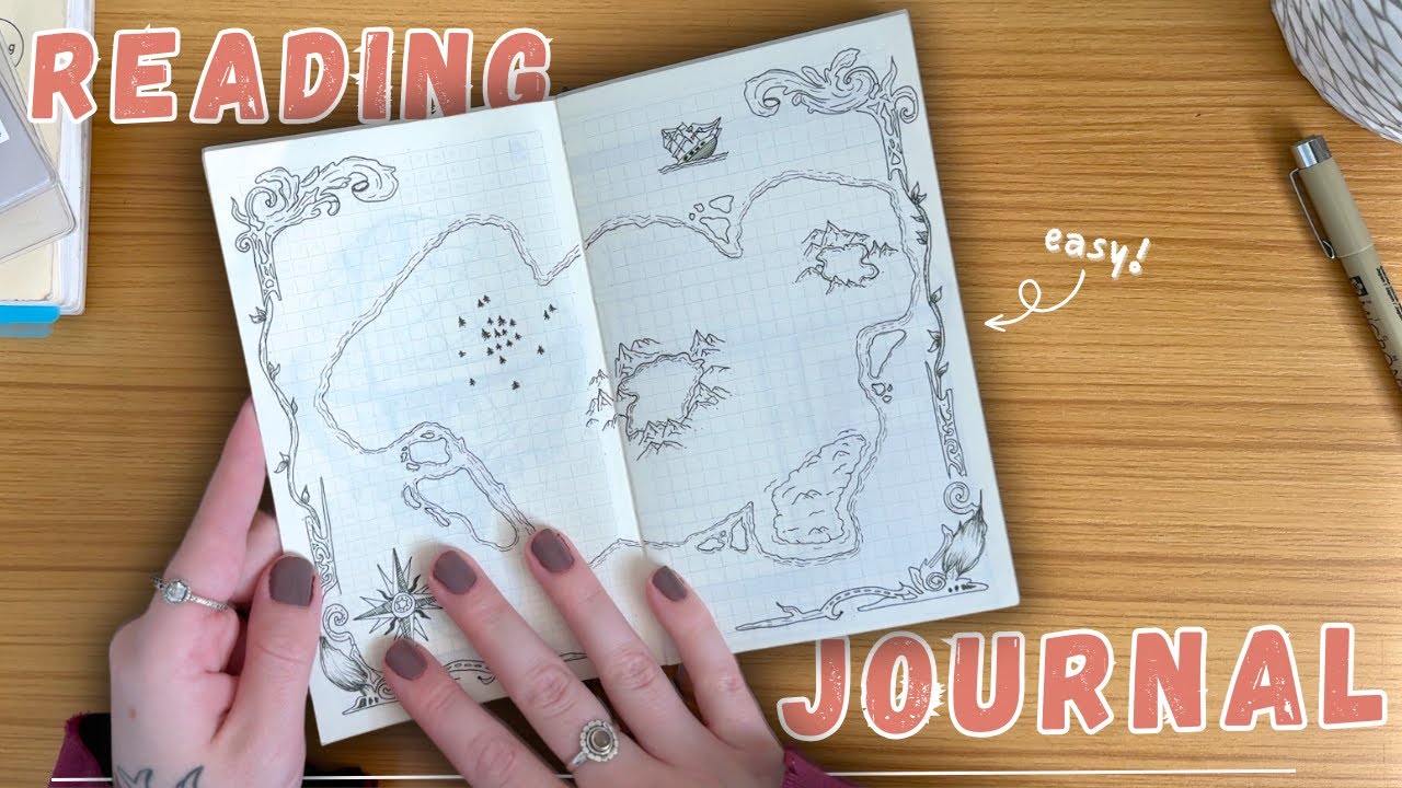 my 2024 reading journal setup ✨ journal flip through