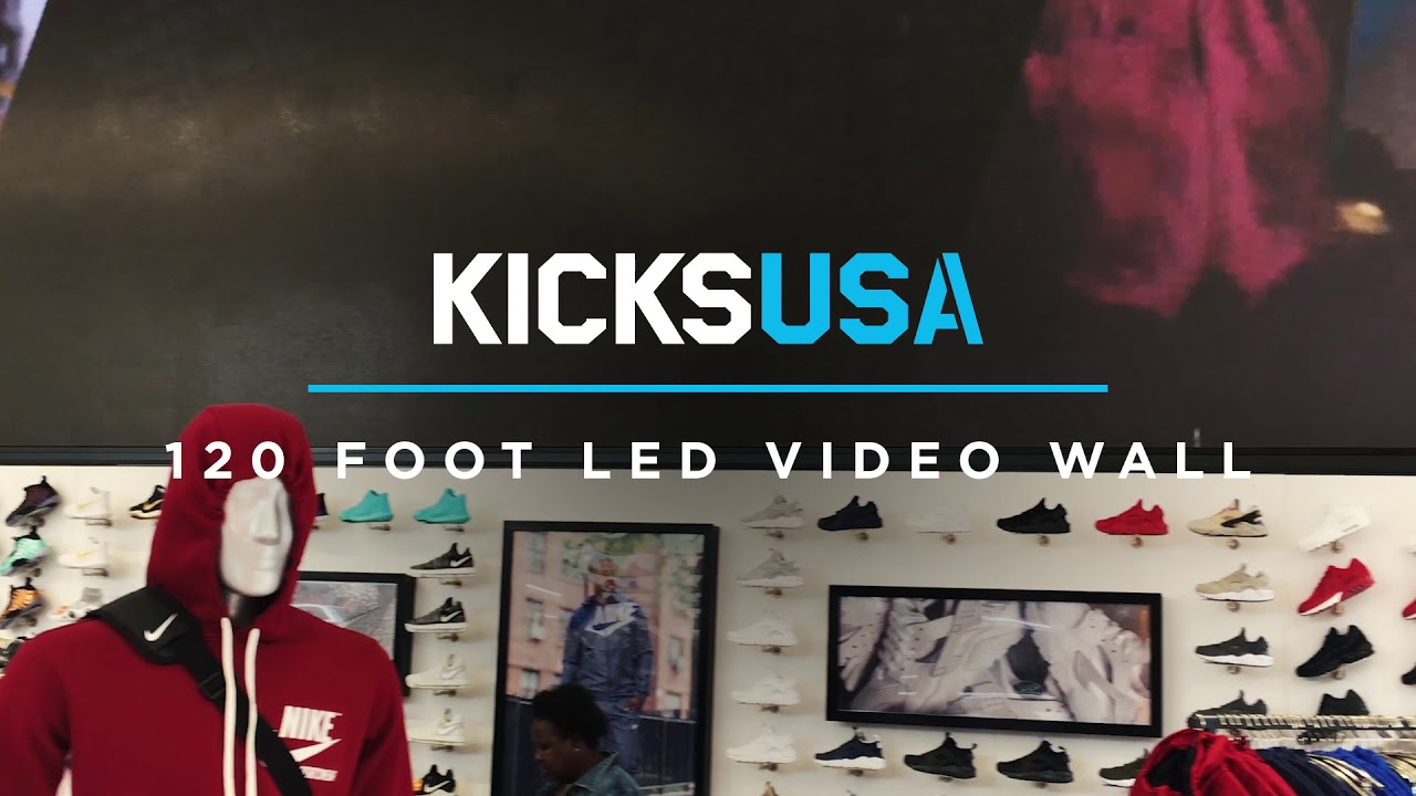 KicksUSA 120ft Video Wall