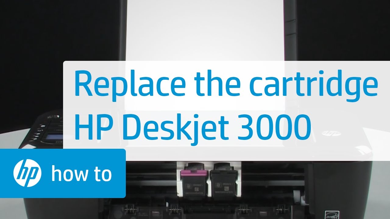Replace the Cartridge | HP Deskjet 3000 Printer | HP