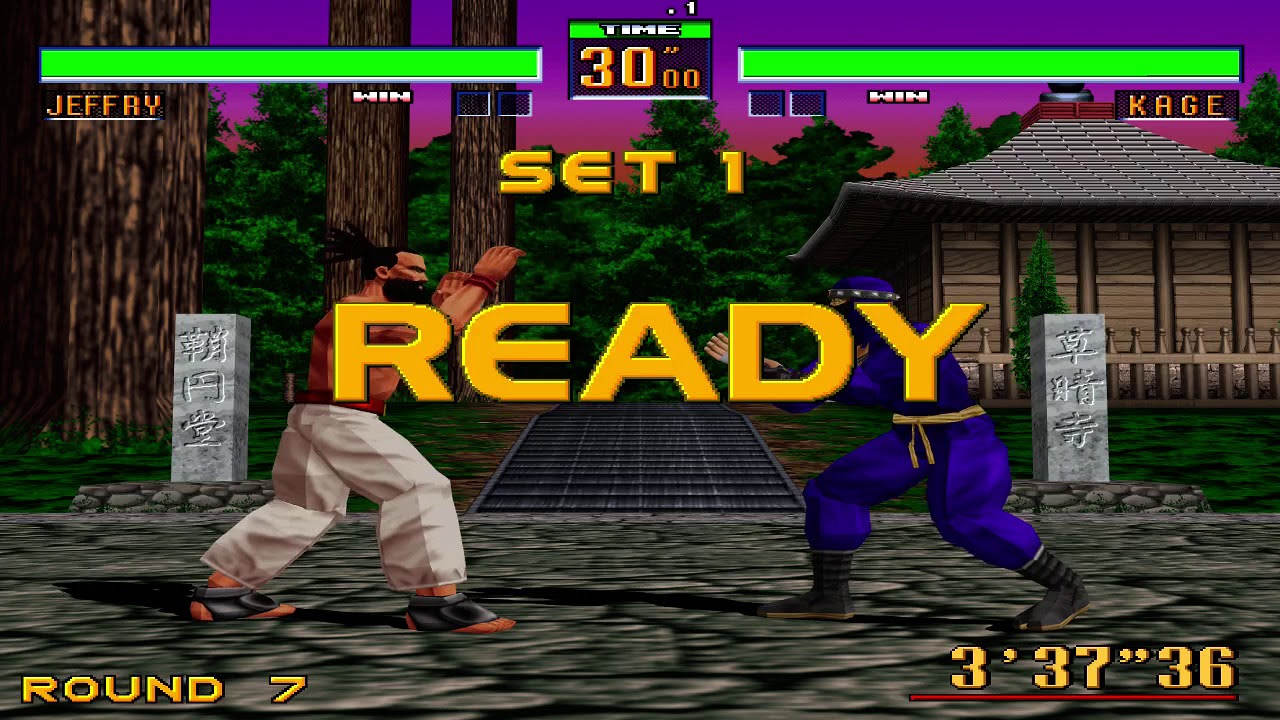 Virtua Fighter 2 Jeffry Playthrough