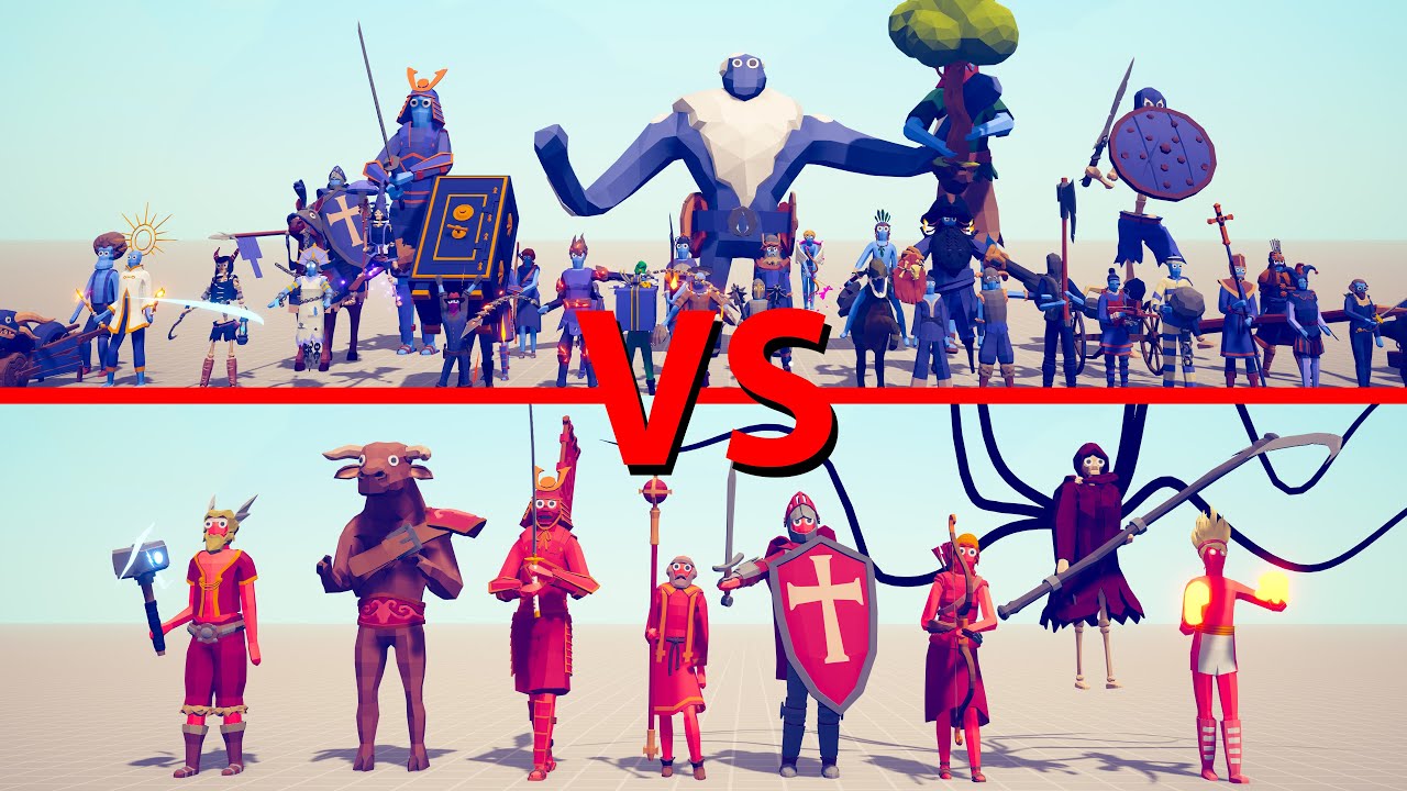 SECRETS Team vs RANDOM Team - Totally Accurate Battle Simulator TABS