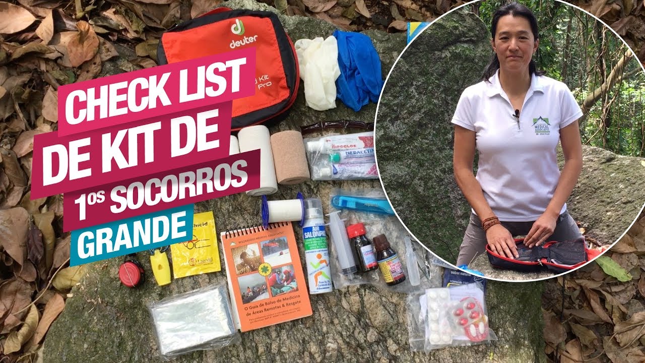 Check List para Kit de 1os Socorros Grande