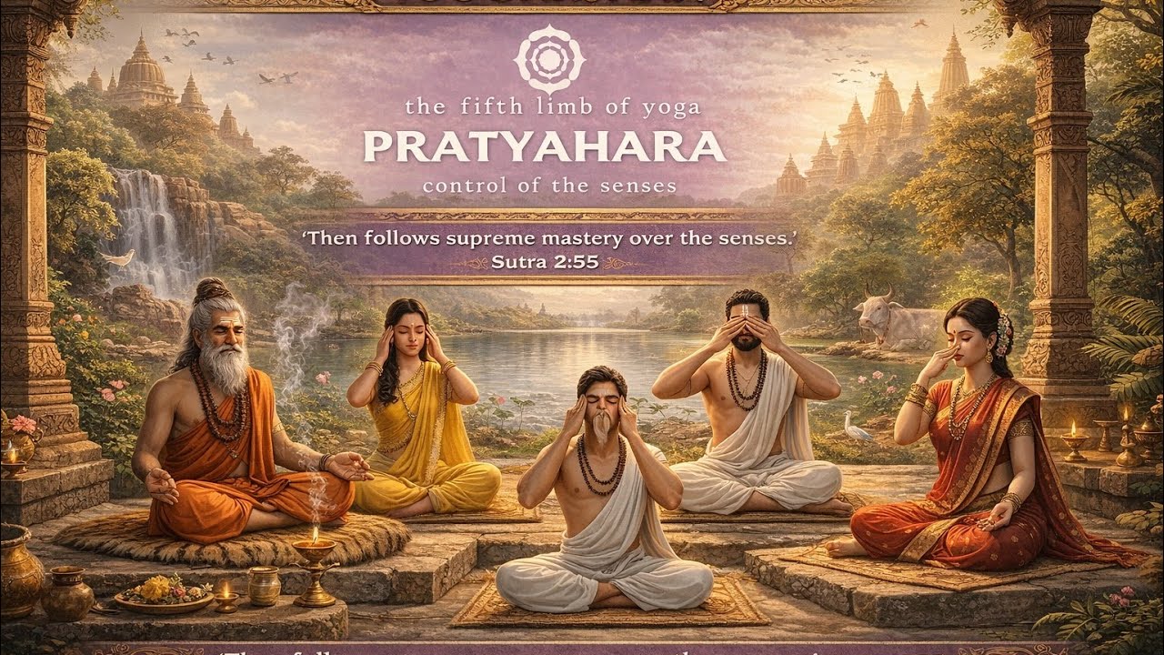 Episode 5 of Yog Darshan | Pratyahaar #sanatandharma #yoga #indianphilosophy #innerpeace #yogdarshan