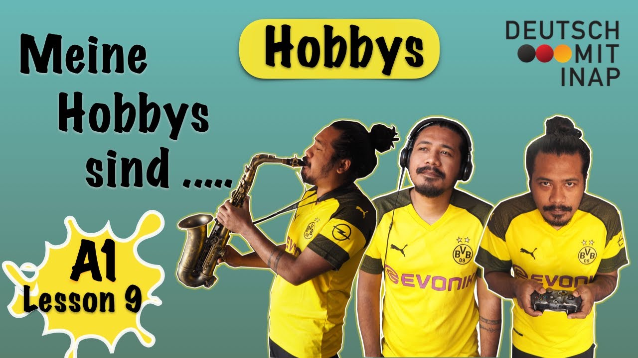 A1- German lesson 9 | Hobbys | Hobbies in German