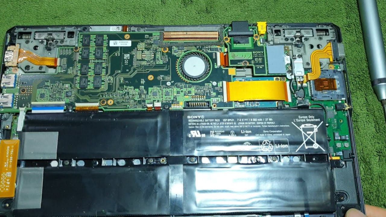 Tổng quan Sony Vaio Duo SVD112A1ST. Tháo máy và màn hình