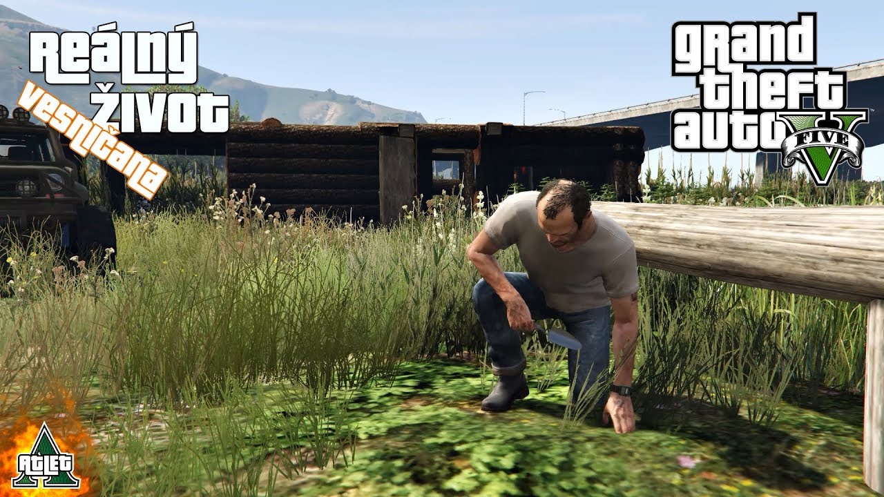 [GTA] - Re&aacute;ln&yacute; Život Vesničana #00 ŘIDIČ KAMIONU & CHATA (GTA 5 Real Life Mod - Česky)