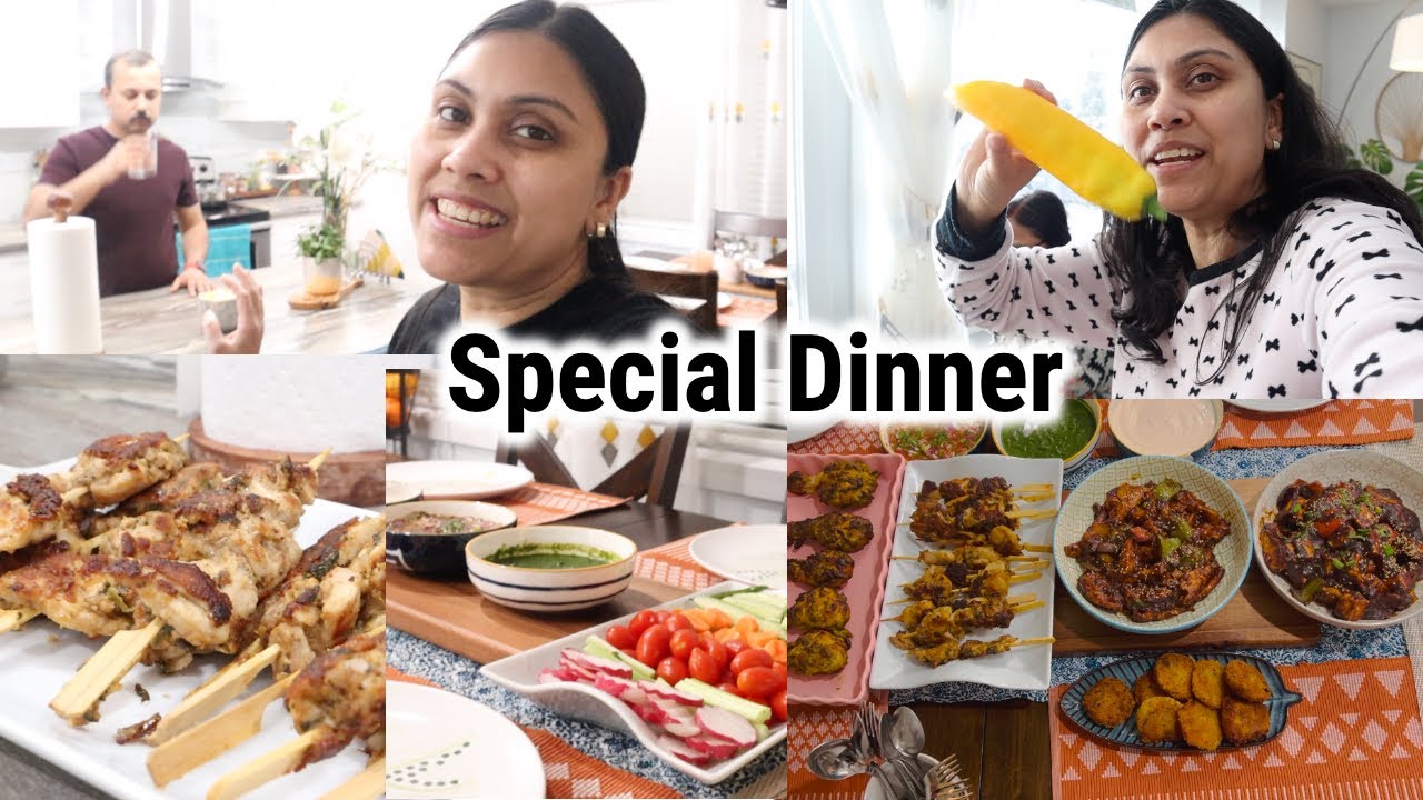 Cooking Dinner for Friends -Planning menu , cooking snacks and cleaning  - Potluck dinner party
