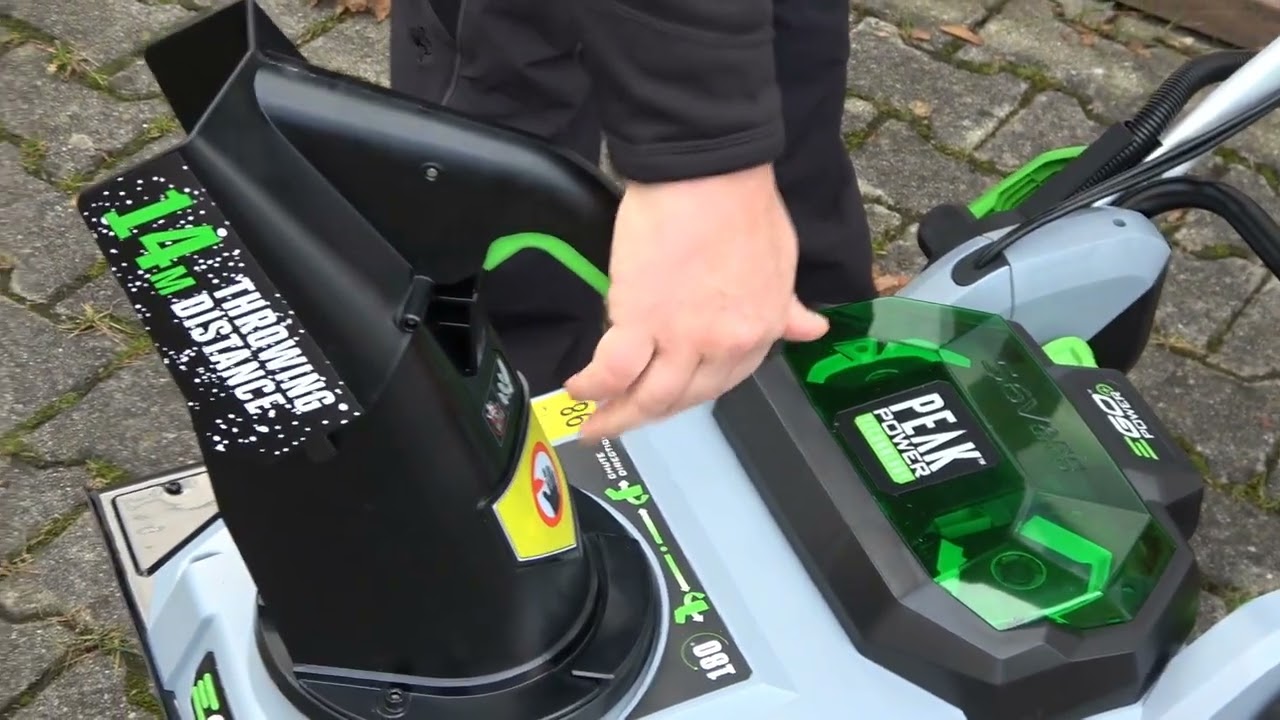EGO Akku-Schneefräse SNT2124E-AP (Kit) einstufig ausführlich erklärt und vorgestellt