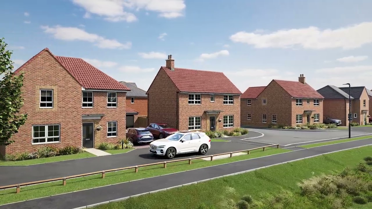 Barratt Homes at The Meadows, Witham St Hughs | Development Flythrough