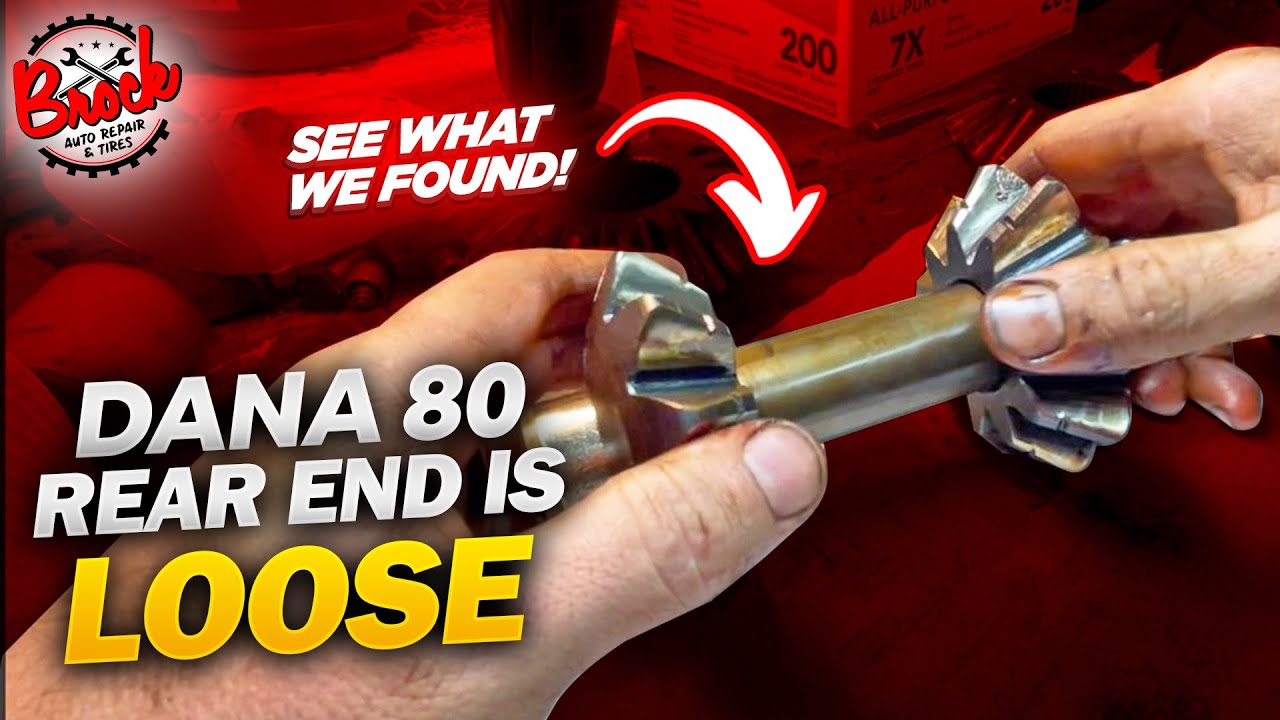 Fix Rear End Clunk & Play in a 1995 GMC 3500 | Dana 80 Spider Gear Replacement