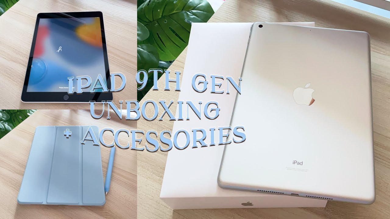 iPad 9th Gen Silver 256GB Unboxing 📦 + Accessories 💙
