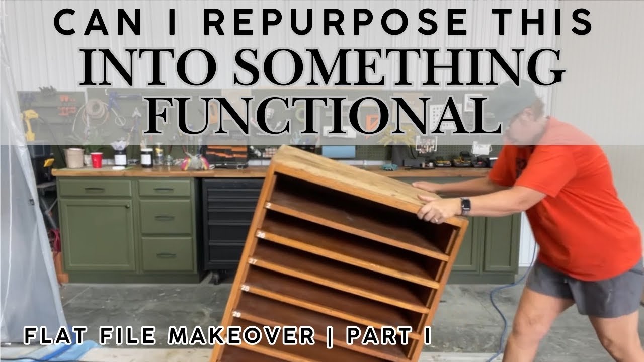Extreme Flat File Cabinet Makeover  | From Forgotten to Functional