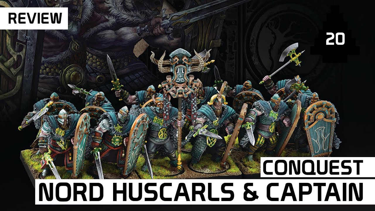 Review: Huscarls & Captain der Nord | Conquest | Para Bellum | 2D Adventskalender #20 | DICED