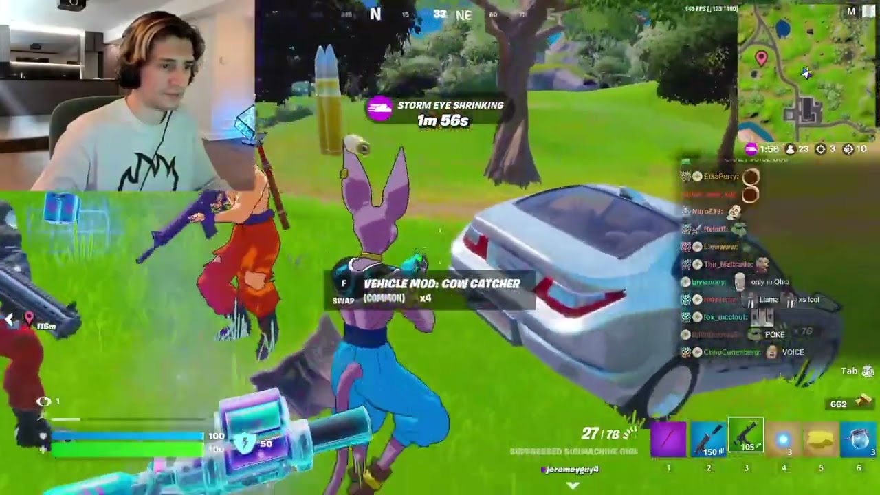 The Funniest Fortnite Squad | xQc Plays Fortnite with Moxy, Jesse & Poke (Ep 2)