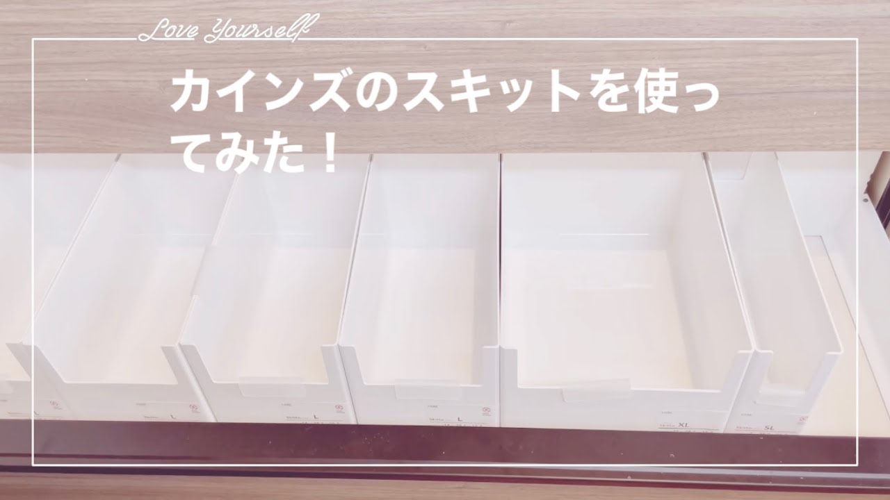 【カインズ購入品】スキットを使って収納してみた。キッチン収納/普段使わない物／見やすい収納