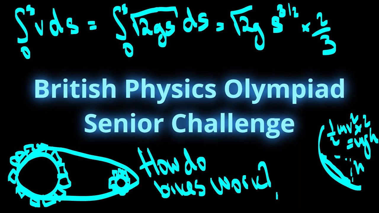 My Solutions to the British Physics Olympiad, BPhO Senior Challenge 2019 Section B