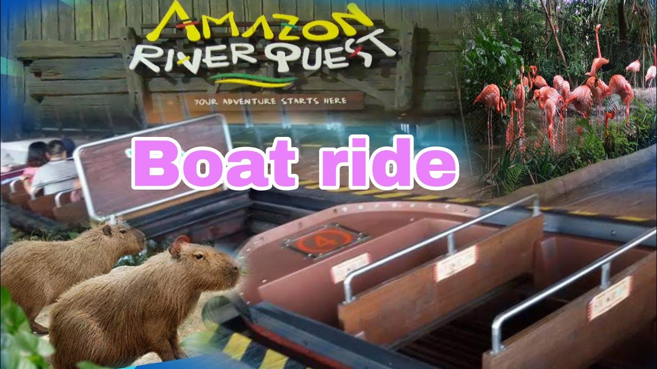 Amazon River Quest boat ride / river wonders singapore